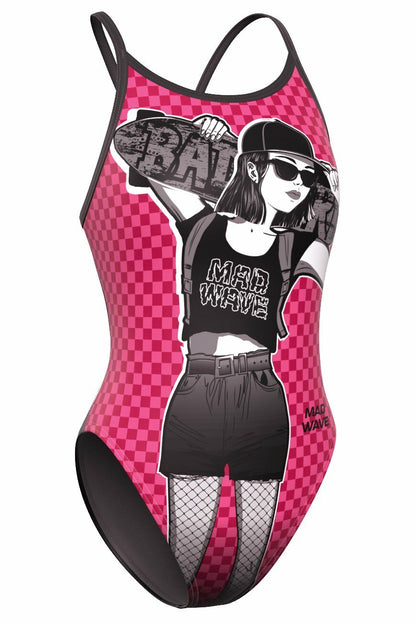 MAD WAVE Women swimsuit Flare Anti-chlor K6