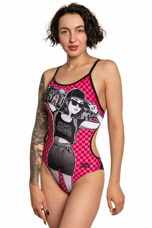 MAD WAVE Women swimsuit Flare Anti-chlor K6